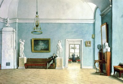 Neoklassizistisches Interieur, ca. 1820 von Fedor Petrovich Tolstoy